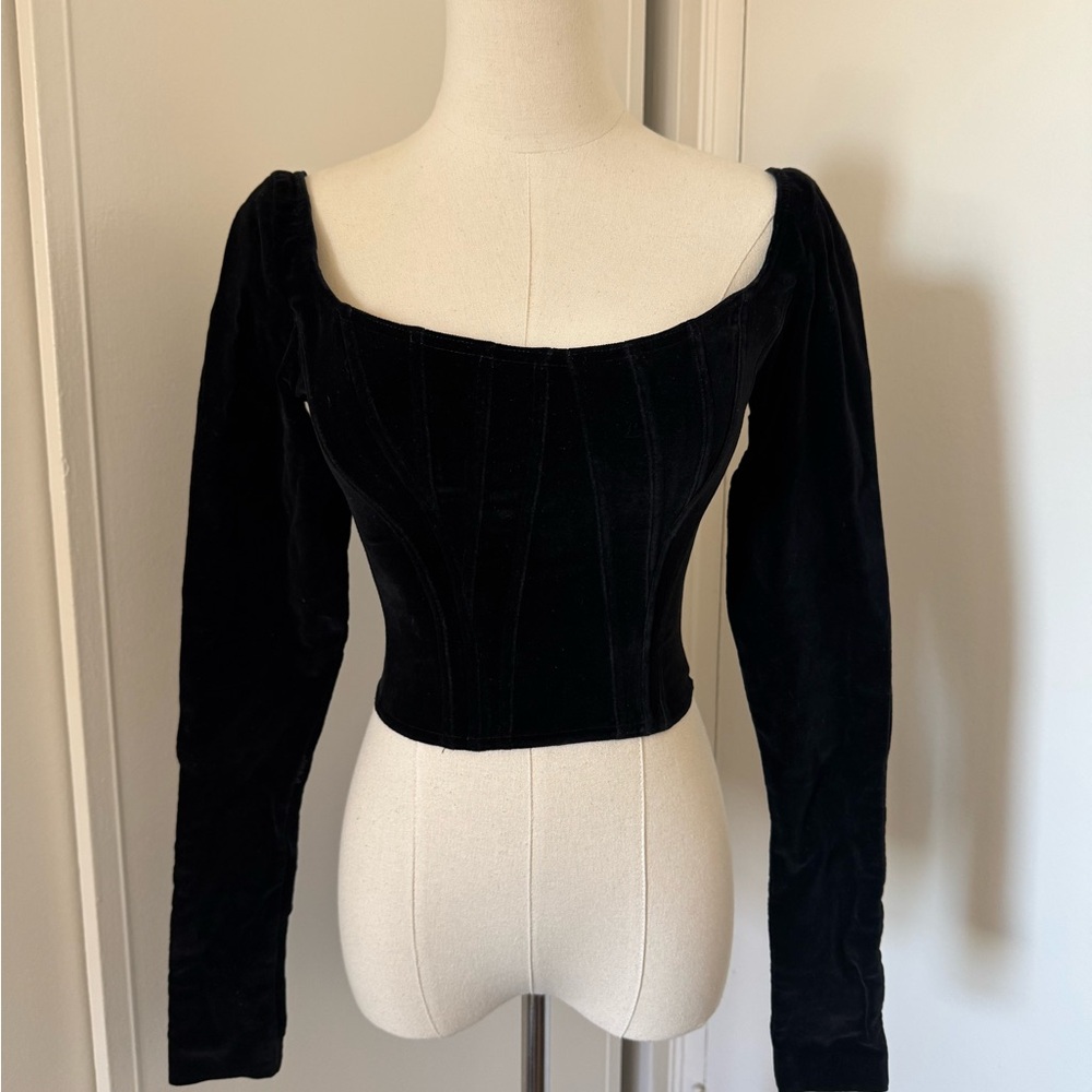 Chantal Thomass velvet “corset”